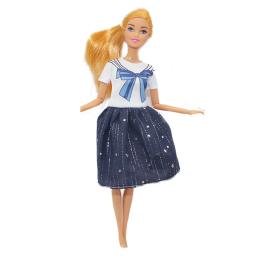 Novo conjunto completo de boneca de menina de 30cm, boneca de articulações de 11.5 polegadas com saia de arco-íris da moda, brinquedos para meninas - Image 3