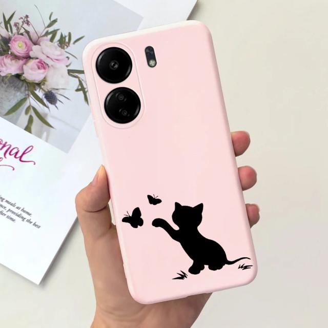 Capa de Borracha Macia TPU com Estampa Black Night Sky para Xiaomi Poco C65 - Estilo e Proteção em um Só Produto
