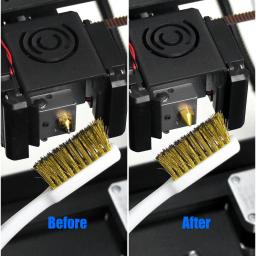 Ferramenta de limpeza de impressora 3D fio de cobre escova de dentes cabo de cobre para aquecedor de bico bloco hotend limpeza peças de cama quente - Image 2