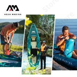 AQUA MARINA STEAM-Caiaque Inflável para Adultos, Esportes Aquáticos, Rafting, Exploração Tipo Barco de Borracha, 10 ", 3", 13 ", 6", K2 Drifting - Image 6