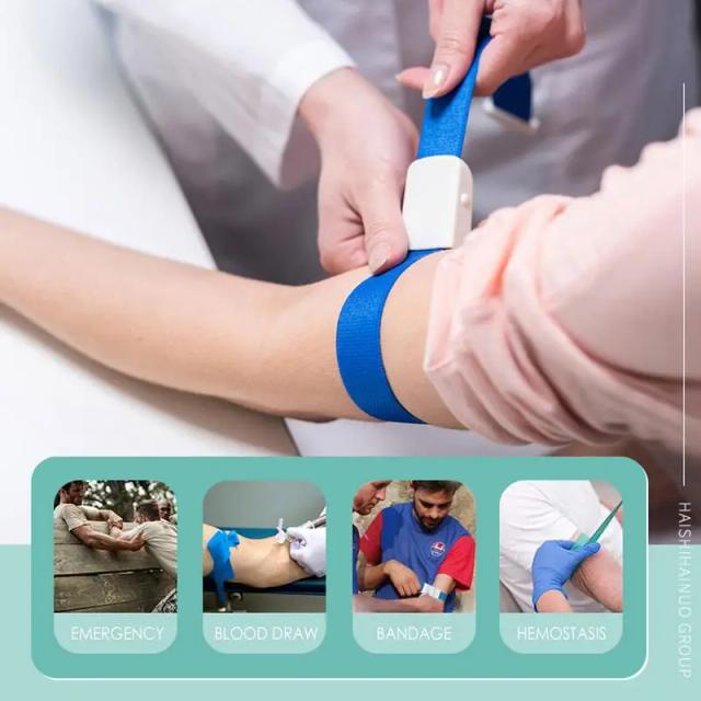 Torniquete Médico Giratório para Esportes e Sobrevivência: Banda Elástica ABS para Camping e Aventura ao Ar Livre