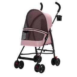 Leve Carrinho De Estimação Dobrável, Carrinho De Bebê Teddy, Cão e Gato Pet Outdoor - Image 1