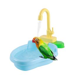 Banheira automática Pet Bird Feather, bacia do chuveiro do papagaio, gaiola do pássaro, limpeza do pombo, brinquedos acessórios, 1Pc - Image 3