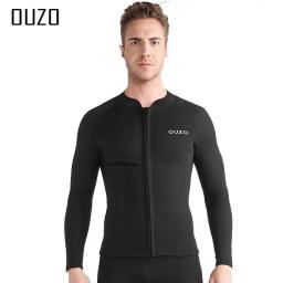 Terno de mergulho neoprene para homens e mulheres, jaqueta e calça de surf e pesca submarina, mantenha aquecido, subaquático, roupas kitesurf, wetsuit 1.5mm - Image 3