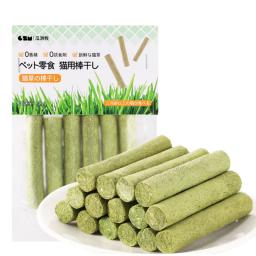 Molares de Moagem de Dentes Naturais, Grama De Gato, Pet Snacks, Limpeza De Dentes, Varas Para Mais De 3 Meses De Gatos, 6Pcs por Saco - Image 1