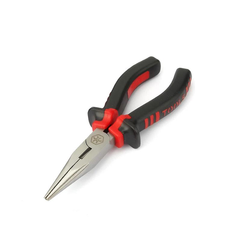 Alicate longo do nariz com alça dupla cor alicate de agulha, ferramenta de imprensa, ferramenta multi mão, O50, 6 ", 1pc - Image 1