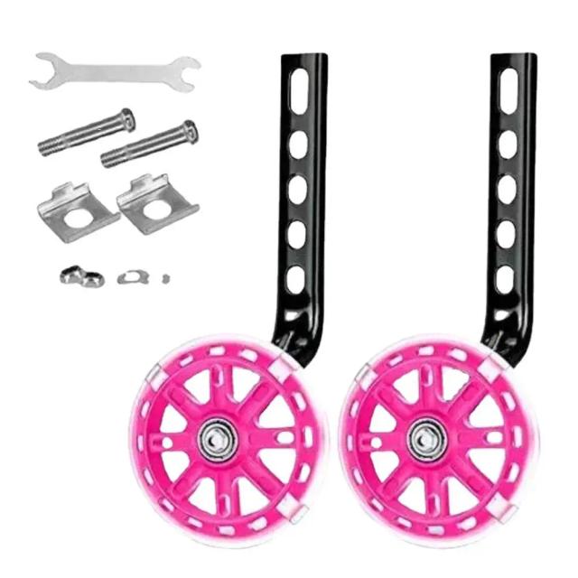 LED Training Wheels Universais para Bicicletas Infantis de 12 a 20 Polegadas com Estabilização Adicional