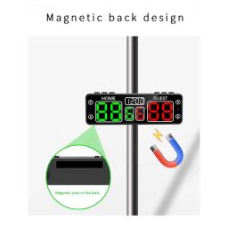 Placar eletrônico com contagem regressiva, placar LED, placar do árbitro e temporizador - Image 5