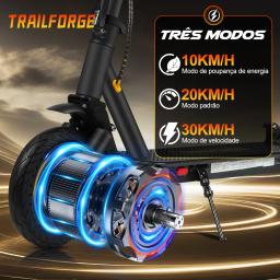 Trailforge Patinete Eletrico Adulto 500w Scooter Elétrica 10.4ah 10'' 30KM/h 30KM App Bluetooth - Image 2