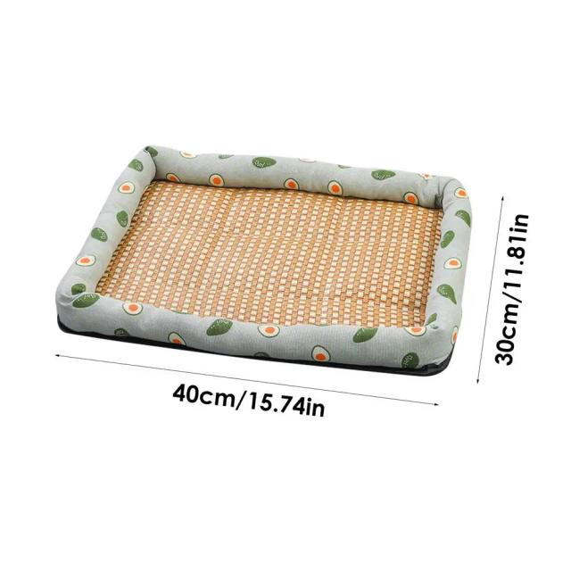 Tapete de resfriamento lavável para pets, ideal para gatos e cachorros, conforto de verão e cama refrescante.
