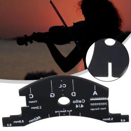 Multifuncional Ponte Violino Repair Tool, Modelo de Molde, Fingerboard, Raspador, Fazendo Instrumento, Acc, 1/2, 3/4, 4/4 - Image 4