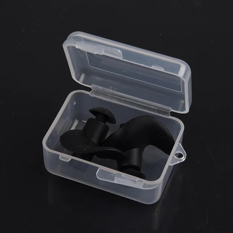 Soft Natação Tampões Nariz Clip Case Protetora Impermeável Ruído Prevenção Orelha Plug Adulto Crianças Silicone Swim Dive Suprimentos - Image 1