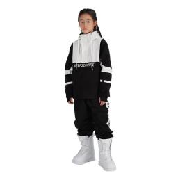 이 ayakŞ Fato de esqui infantil para meninos e meninas à prova de vento, à prova d'água e térmica Fato de snowboard infantil - Image 3