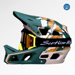 Ultraleve Full Face Ciclismo Capacete para Homens e Mulheres, MTB Downhill Capacete de Bicicleta, Motocicleta Bike Racing Kask - Image 6