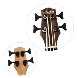 Aiersi-Ukulele Baixo Elétrico, Guitarra Acústica, Instrumentos de Cordas, Java ebony Body, Frete Grátis, Custom Made, U - Image 6