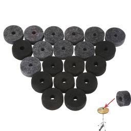 10 pçs tambor kit cymbal fatias almofadas de feltro proteção efeito percussão acessórios do instrumento reduzir a colisão da chapa metálica do rádio - Image 5