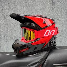 Capacete de motocicleta de corrida off road bicicleta speed drop DH capacete completo de rally capacete off-road - Image 3