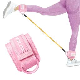 Correias de tornozelo com cabo duplo d, para treinos de academia, glúteos, pernas, treinamento de força, suporte, abdutores de segurança esportiva, punhos de tornozelo - Image 1