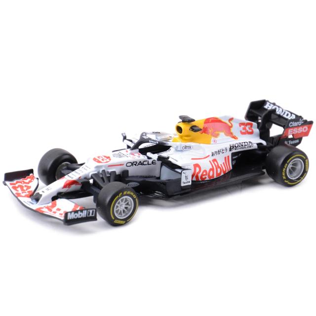 Bburago 1:43 RedBull 2021 RB16B # 33 Turquia F1 Fórmula Carro Estático Die Cast Veículos Modelo Colecionável Carro de Corrida Brinquedos