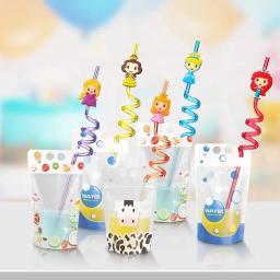 Canudos reutilizáveis para favores do partido, ótimo para o aniversário temático da princesa, suprimentos para meninas e crianças, 6 PCs, 12PCs - Image 5