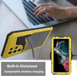 Impermeável Alumínio Metal Case para Mergulho Subaquático, Heavy Duty, Shockproof Capa, Protetor de Tela, Galaxy S23 Ultra, S22 Plus, IP68 - Image 5