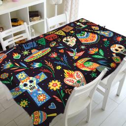 Day of the Dead Toalha de Mesa Padrão Crânio, Decoração Festa, Casa, Restaurante, Cozinha, Acessórios - Image 6