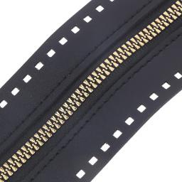 Zíper De Couro De Costura Substituível, DIY, Útil, para Saco De Crochê, Hardware, Zíper Sólido, Acessórios De Costura - Image 5