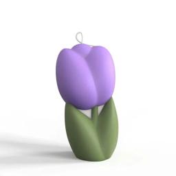 Molde cera forma tulipas, tema flor, molde fundição silicone, moldes velas coloridas, acessórios, presentes - Image 6