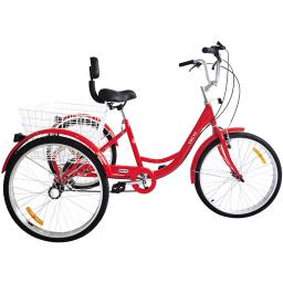 Bicicleta triciclo adulto de alumínio elétrico de venda quente/novo design barato 24 polegadas 26 polegadas - Image 4
