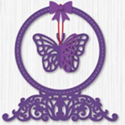 Círculo redondo bola de cristal suporte borboleta corte dados molde scrapbooking em relevo álbum de fotos decoração cartão fazendo diy artesanato - Image 4