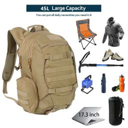 45l à prova dwaterproof água pesca caça mochila ao ar livre tático esportes acampamento caminhadas sacos de trekking - Image 5