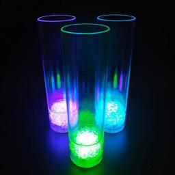 Copos brilhantes led, acrílico para beber, caneca, vinho com material acrílico leve para bebidas cerveja, - Image 3