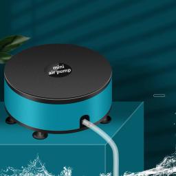 Aquário Mini Bomba De Ar, Tanque De Peixes Ultra Silencioso, Bomba De Oxigênio Com Pedra De Ar, USB Portátil, Kit Bubbler De Ar 1.5W Para Tanque De Peixes Em Casa - Image 1