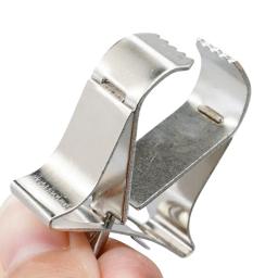 Clipes de frutas e vegetais de aço inoxidável, Pet Plastic Clips, Alimentador de animais pequenos papagaio, Ferramenta de alimentação - Image 5