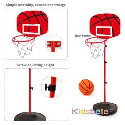 Criança ajustável basquete hoop 63-150cm suporte rack para crianças bebê ao ar livre indoor bola esporte backboard aro atirar crianças brinquedo - Image 3