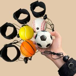 Return Hand Bouncing Ball para crianças, esporte elástico na corda, exercícios de jogos, bola de brinquedo ao ar livre para crianças - Image 4