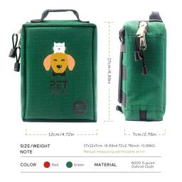 Kit de primeiros socorros para animais de estimação saco de sobrevivência kit cão militar emergência resgate tático saco médico conjunto primeiros socorros saco medicina organizador - Image 3