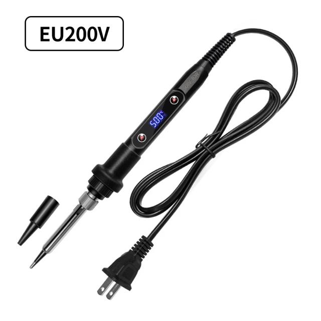 Ferro de Solda com Display Digital LED, 80W e Temperatura Ajustável para 220V e 110V