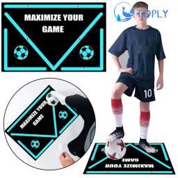 Esteira De Treinamento De Futebol Não Deslizante, Tapete De Passo, Campo De Canto De Futebol - Image 1