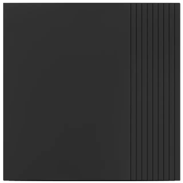 Papel de Cartão Preto A4 para Artesanato - 20 Folhas de Alta Durabilidade para Pintura DIY e Origami Artesanal