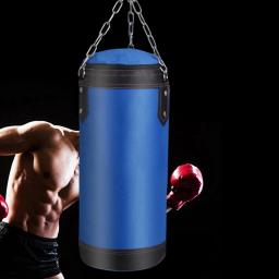 Saco De Boxe Resistente Para Ginásio Em Casa, Saco De Perfuração Pendurado, Sandbag Hook, Saco De Areia Vazio-Pesado Chute Muay Thai, 60cm - Image 1