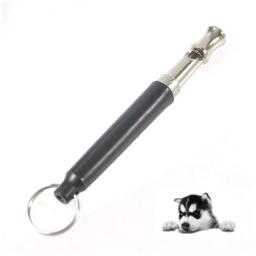 Cão de estimação treinamento apito supersônico som pitch trainning assobios gato cão treinamento obediência preto apito do cão - Image 1