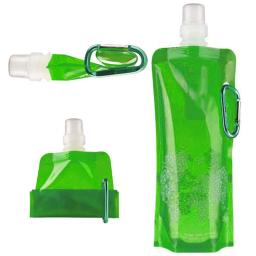 Bolsa de água portátil dobrável para esportes ao ar livre, Garrafa plástica criativa, Suprimentos para caminhadas e corrida, 500ml - Image 5