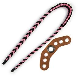 Pulso de malha Bow Sling para tiro com arco, Correia trançada ajustável, Composto Bow Estabilizador para Tiro Prática, Esporte - Image 3