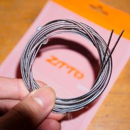 Ztto fio de freio de mudança interna de bicicleta de aço inoxidável mtb mudança de bicicleta de estrada revestimento de zinco dentro da linha de cabo 2100mm desviador de mudança - Image 4