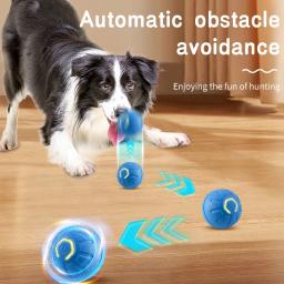 Brinquedo eletrônico interativo, Brinquedo do cão inteligente, Bola em movimento USB, Salto automático para cachorro, Produto de gato, Presente de aniversário - Image 5