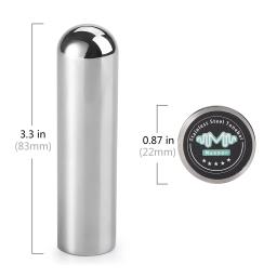 Música Guitar Slide Tone Bar Set, Aço inoxidável, 3 Metal Finger Picks, Saco de armazenamento, Acessórios de guitarra - Image 4
