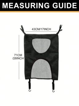 Rede de isolamento traseiro do carro para Pet, Dog Safety, Small Dog Acessórios, Bald Gate, Dog Porta, Suprimentos, 1Pc - Image 2