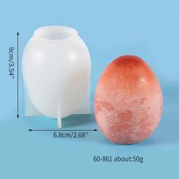 Molde de resina de silicone 3d, ovo de dragão, faça você mesmo, vela de animal de dragão, ornamentos artesanais, resina epóxi, decoração de casa - Image 5