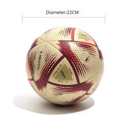 Profissional Bola De Futebol, Match Training Ball, Liga Esportiva, Match Football, Golden PU Material, Match Football, Indoor e Outdoor, Tamanho 5 - Image 6